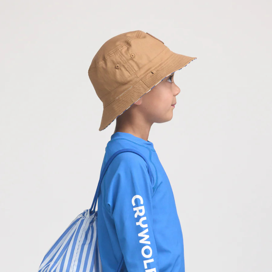 Deep Sea Stripe Bucket Hat