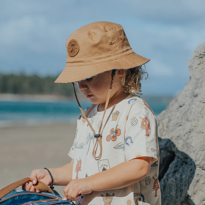 Deep Sea Stripe Bucket Hat