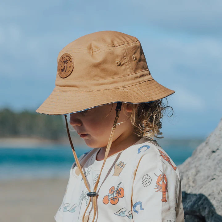 Deep Sea Stripe Bucket Hat