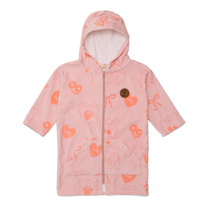 Pink Zip-Up Towel
