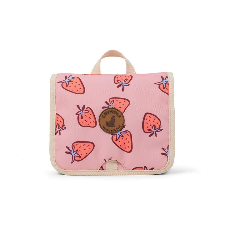 Strawberry Splash Hanging Toiletry Bag