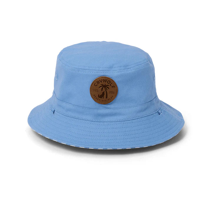 Sly Blue Stripe Bucket Hat