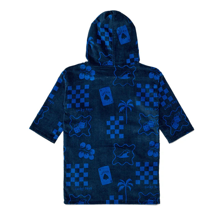 Navy Zip-Up Towel