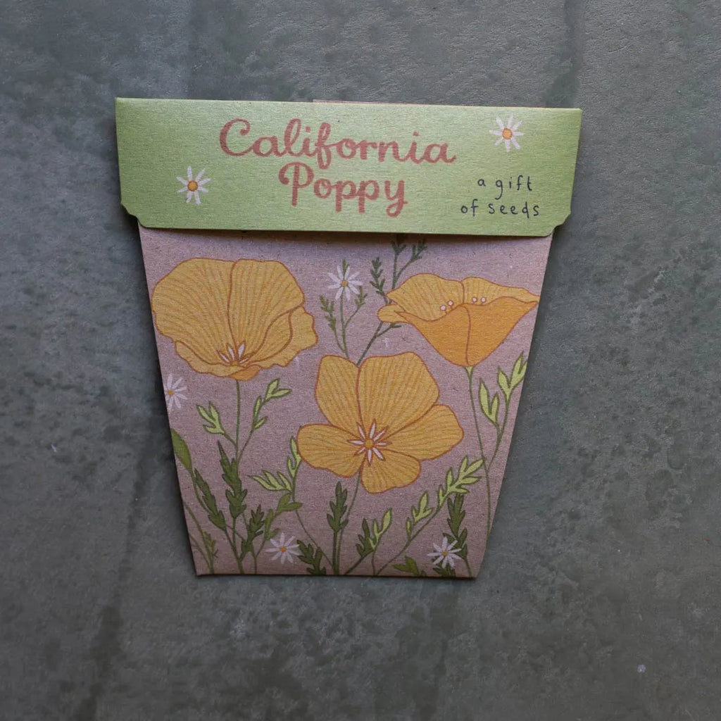 California Poppy Gift of Seeds