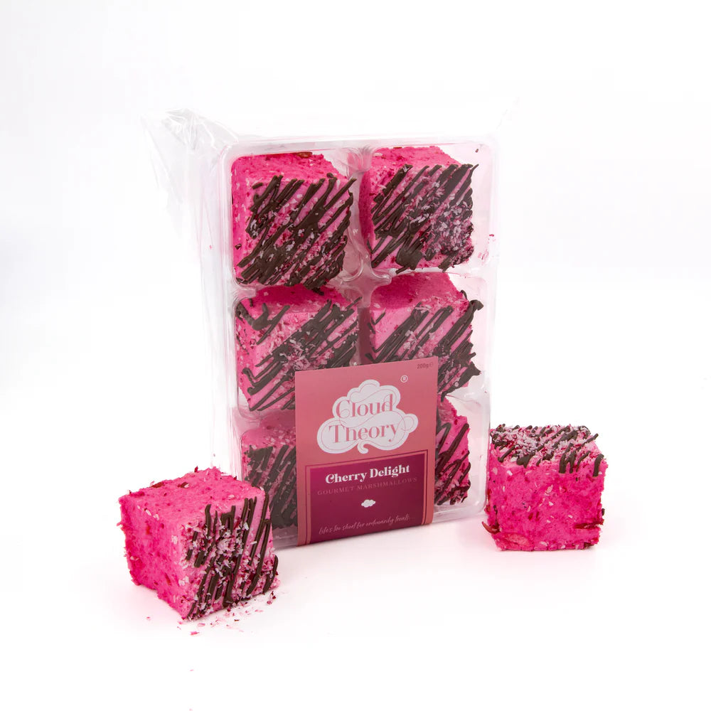 Cherry Delight Marshmallow 6 Pcs Tray