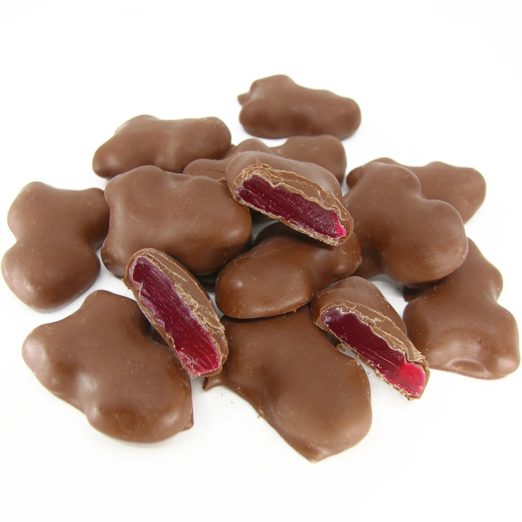 Chocolate Covered Raspberry Frogs 150g