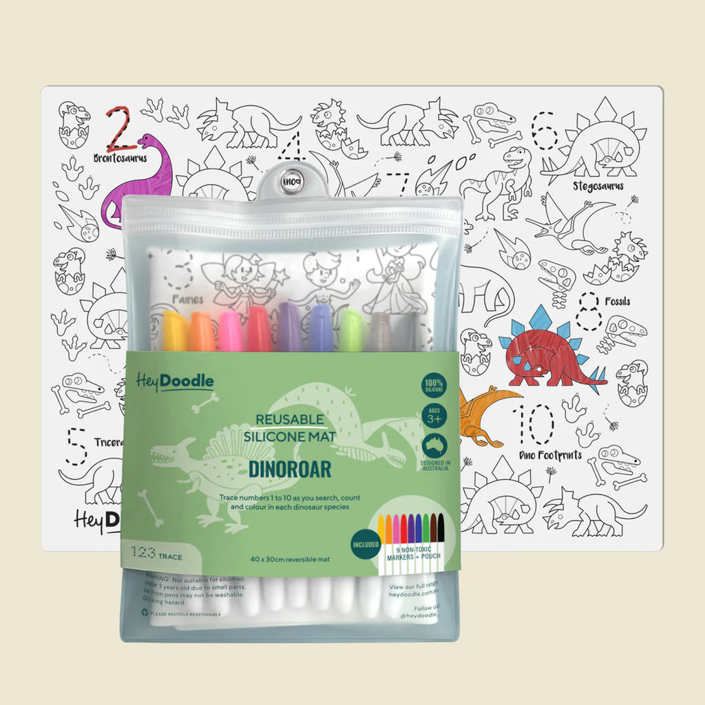 DinoRoar Colouring Mat - 123