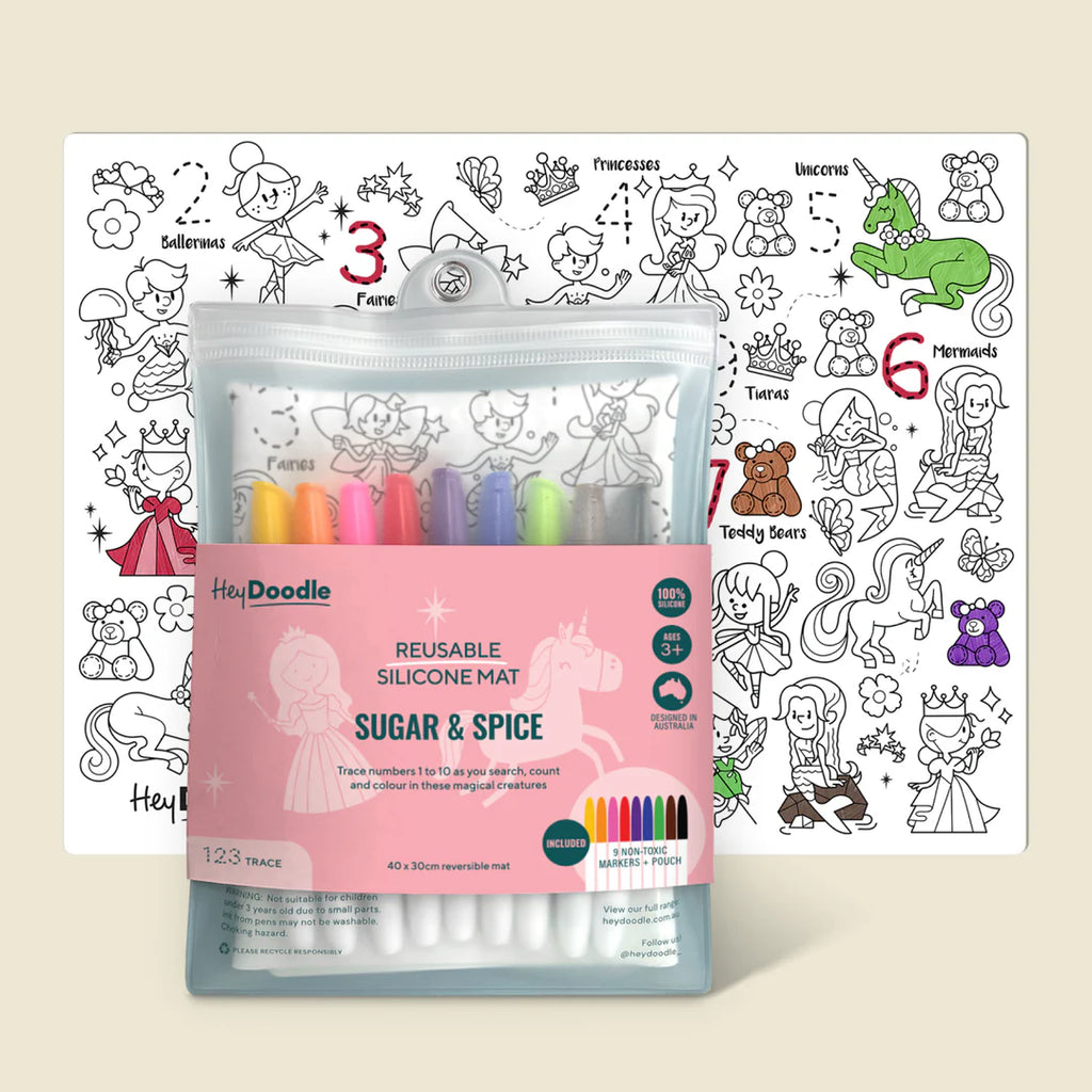Sugar & Spice Colouring Mat - 123