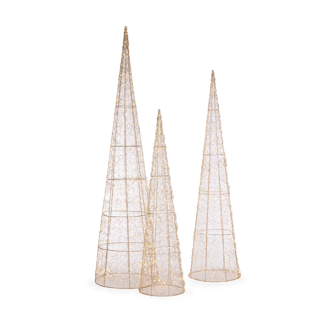 Illuminated Cone Tree - 3 sizes