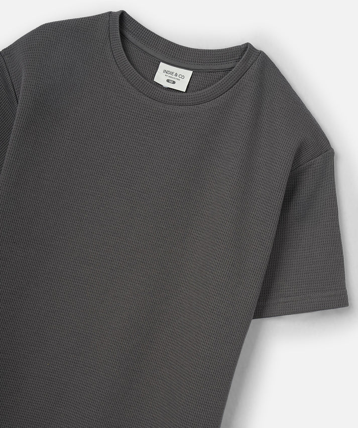 The New Flynn Tee - Charcoal