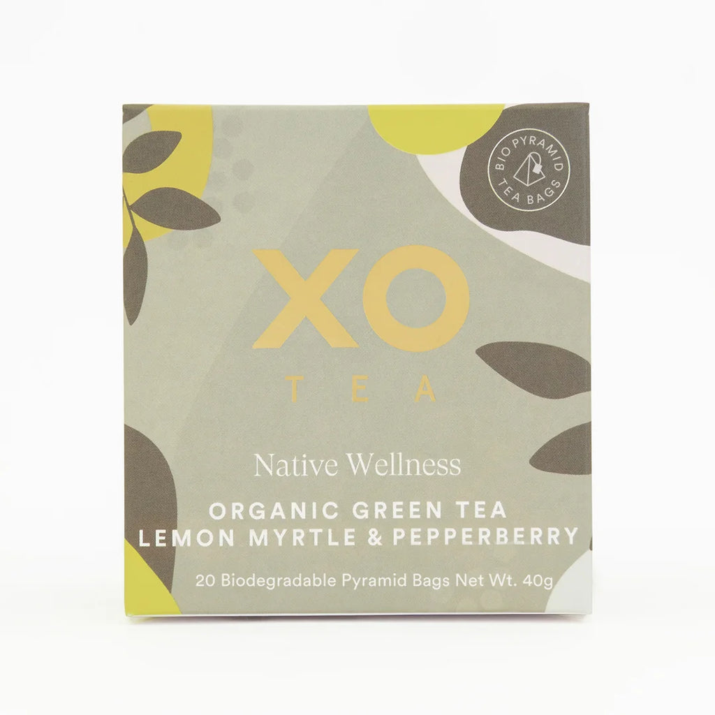 Lemon Myrtle, Pepperberry & Green Tea (Native Wellness) - 20 Teabags