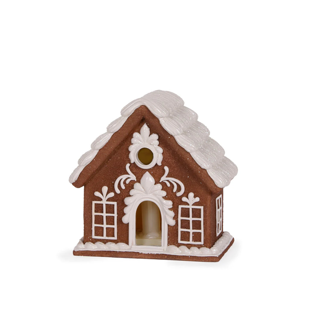 Led Gingerbread House with Door