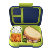 Bentgo Pop Lunch Box - Navy Blue/Chartreuse