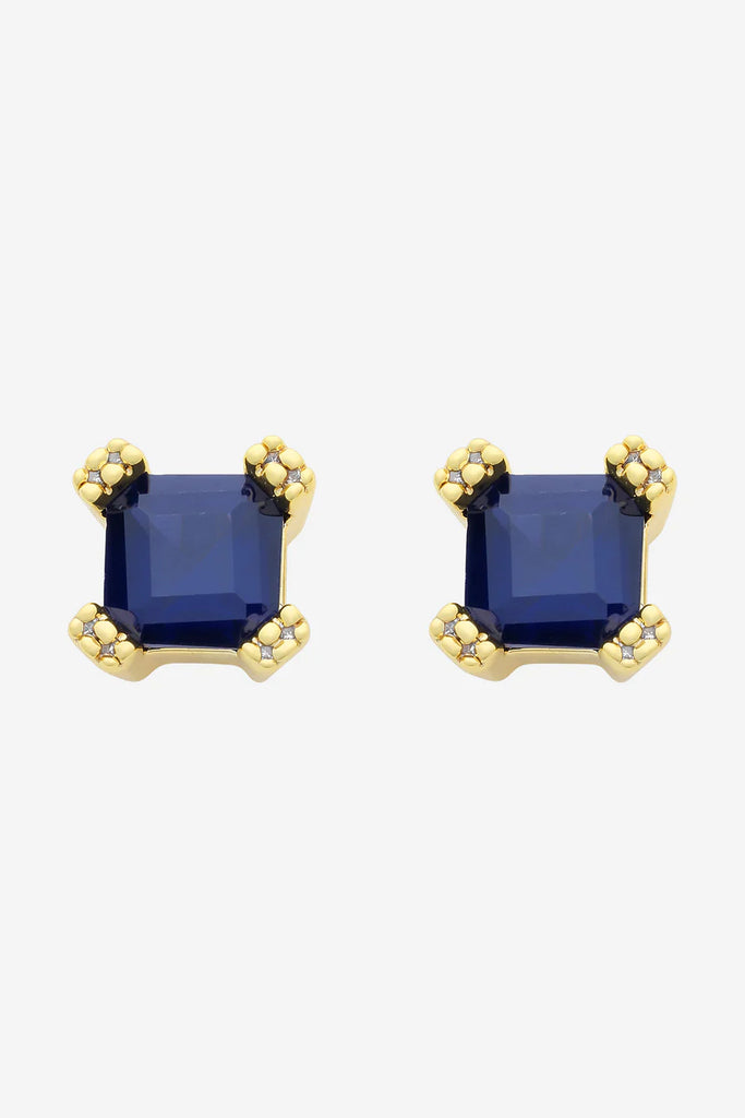 Julianna Blue Earrings - Gold