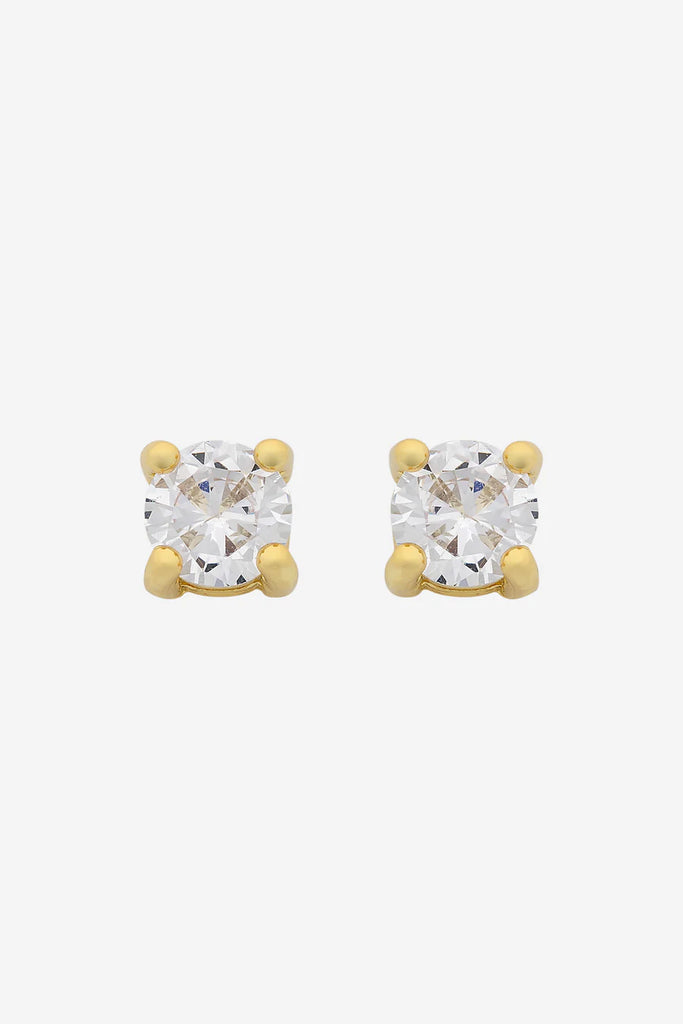 Sylvie Cz Earrings - Gold