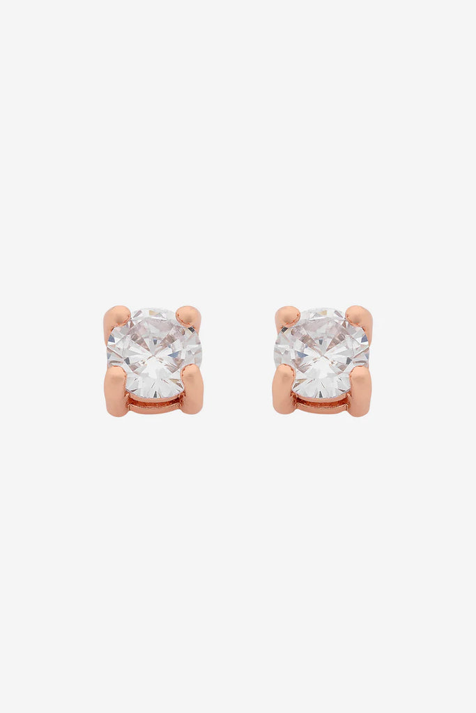 Sylvie Cz Earrings - Rose Gold