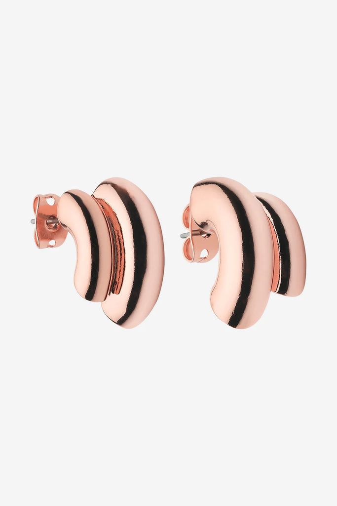 Mazie Earrings - Rose Gold