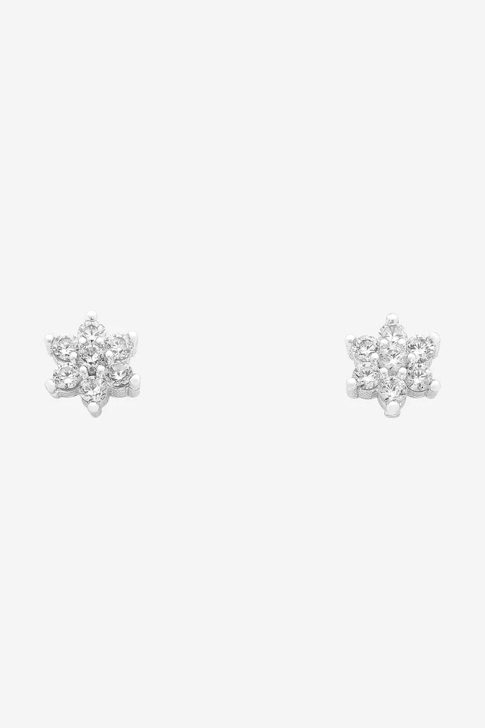 Petal Earrings - Silver