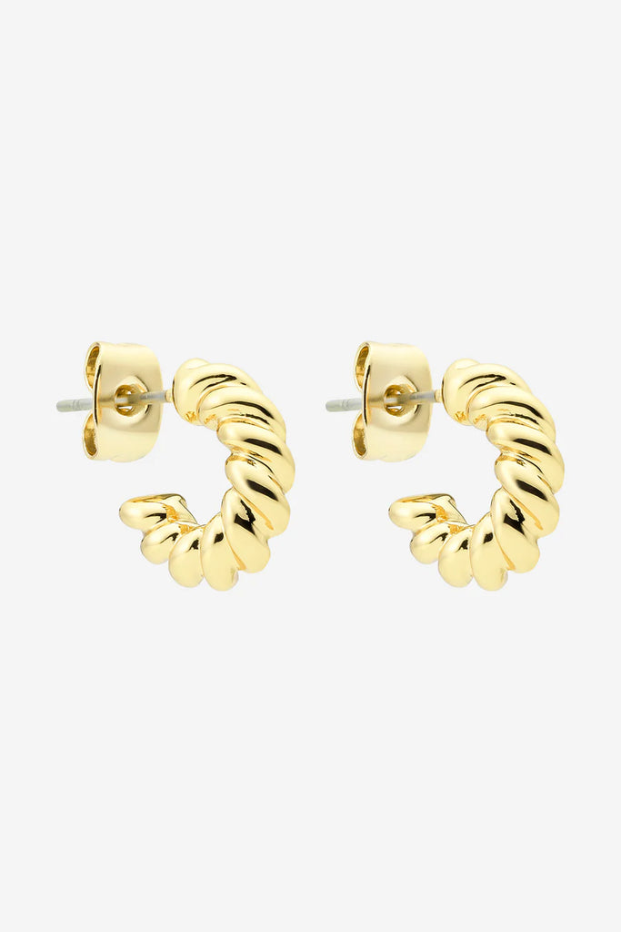 Phoebe Rope Earrings - Gold