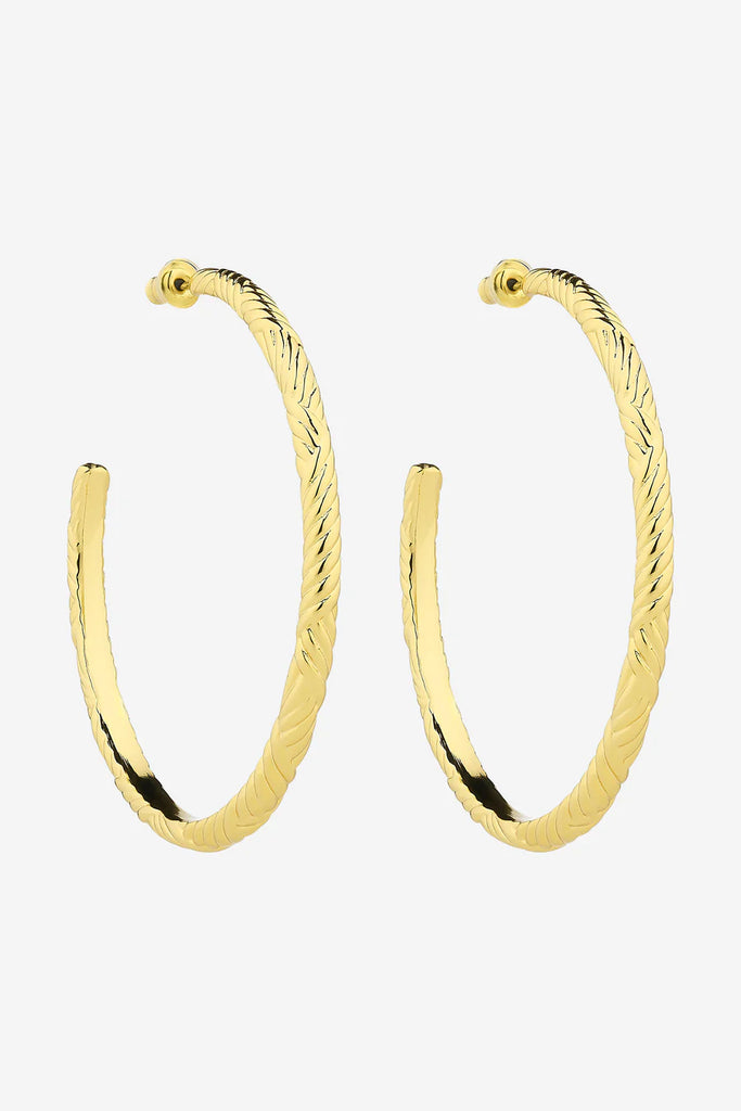 Indira Hoop Earrings - Gold