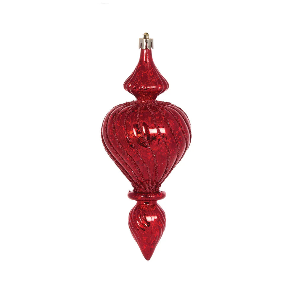 Red Mercury Round Finial