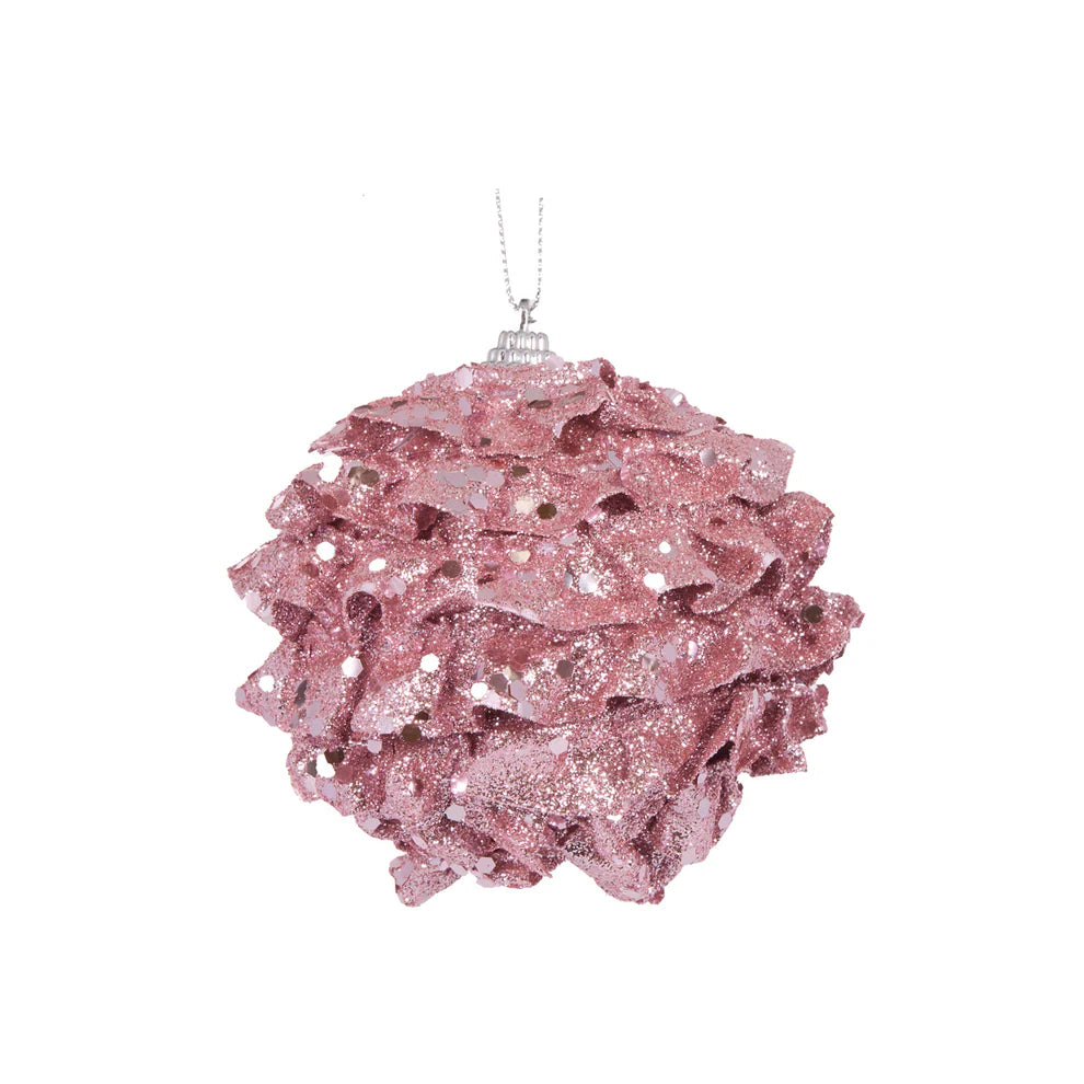 Pink Ruffles Bauble