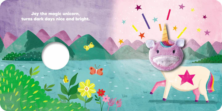 Magical Unicorn - Finger Puppet - Board Book