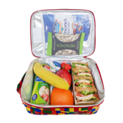 Insulated Junior Lunch Bag - Bricks