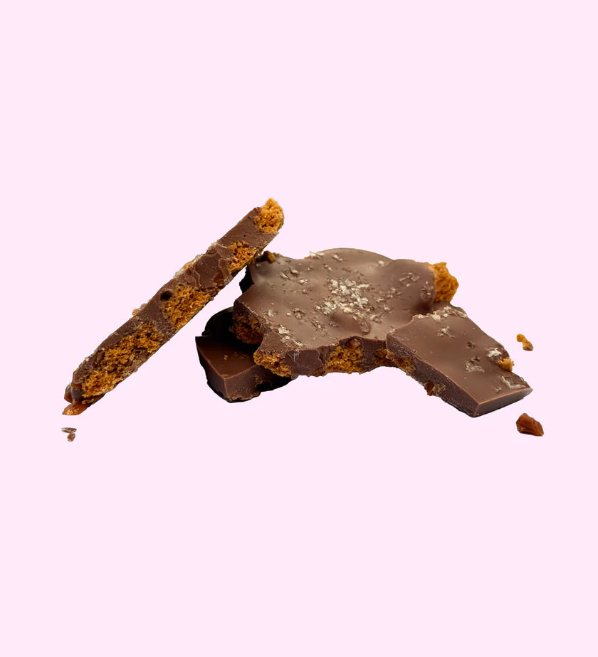 Biscoff Caramel and Sea Salt Heart