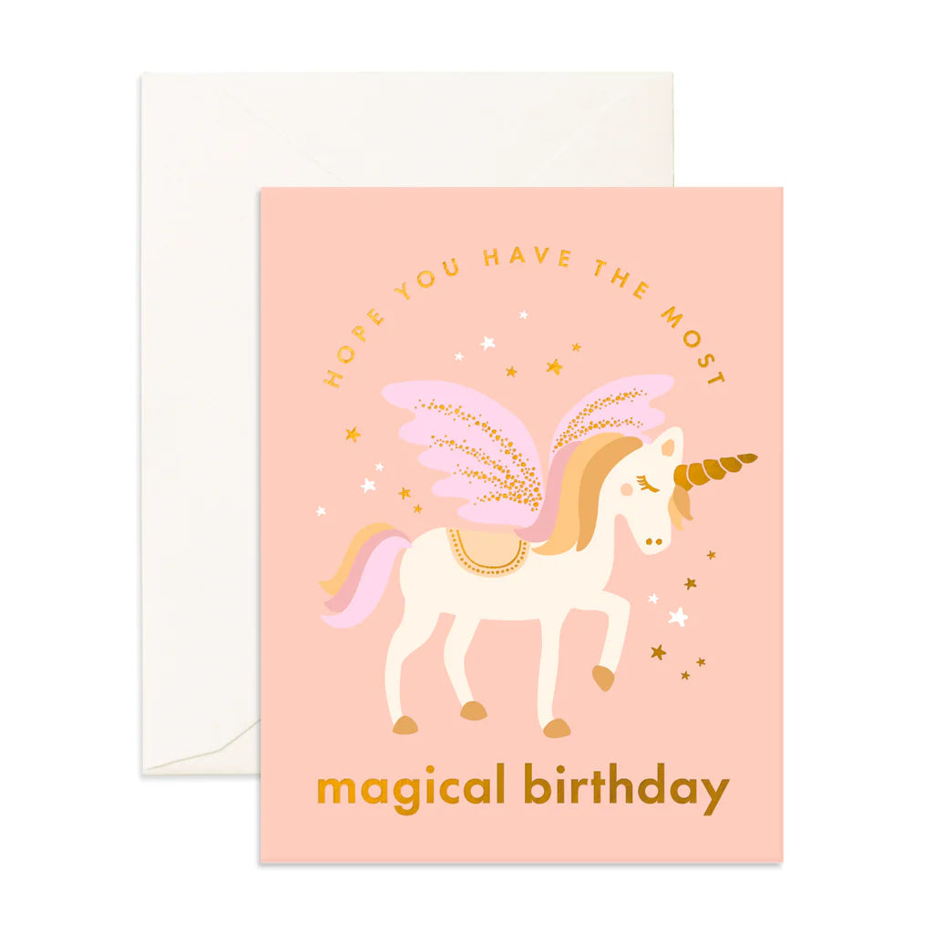 Magical Birthday Unicorn Card