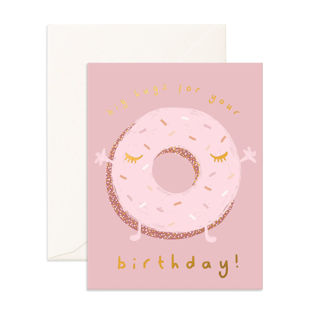 Big Hugs Donut Birthday Card