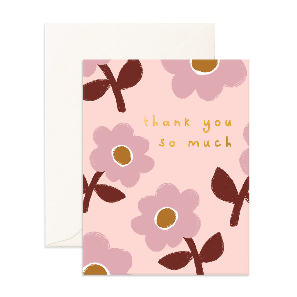 Bergonias Thank You Card