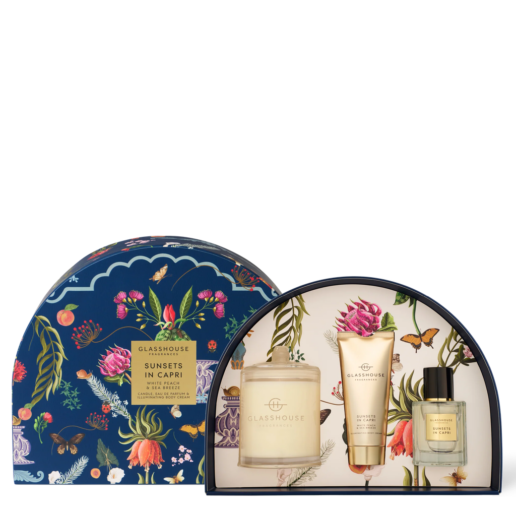 Sunsets in Capri - White Peach & Sea Breeze Gift Set