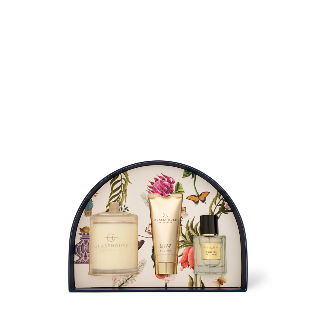 Sunsets in Capri - White Peach & Sea Breeze Gift Set