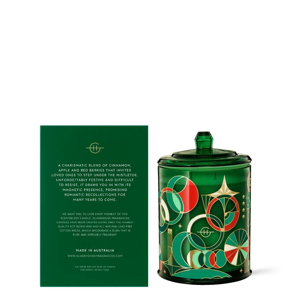 Under the Mistletoe - Spiced Apple & Red Berries 380g Soy Candle - LIMITED EDITION