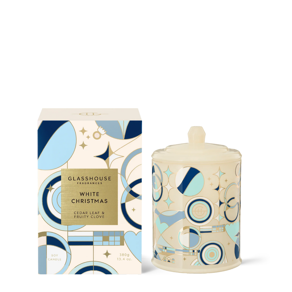 White Christmas - Cedar Leaf & Fruity Clove 380g Soy Candle - LIMITED EDITION