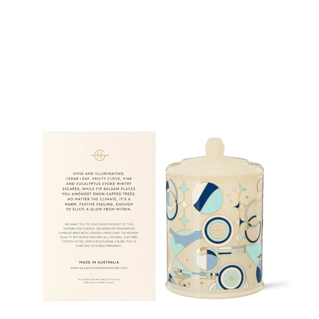 White Christmas - Cedar Leaf & Fruity Clove 380g Soy Candle - LIMITED EDITION