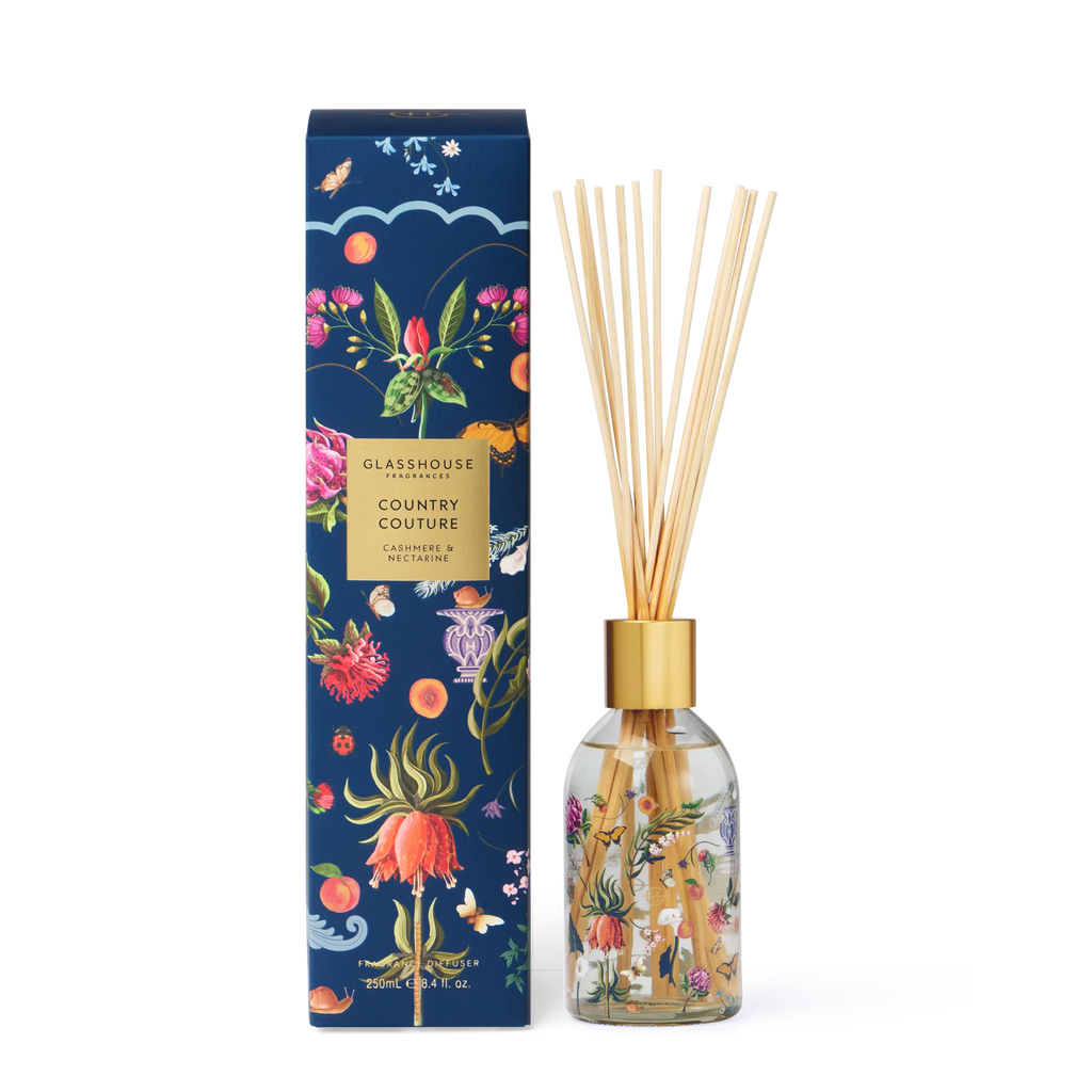 Country Couture - Cashmere & Nectarine 250ml Diffuser - LIMITED EDITION