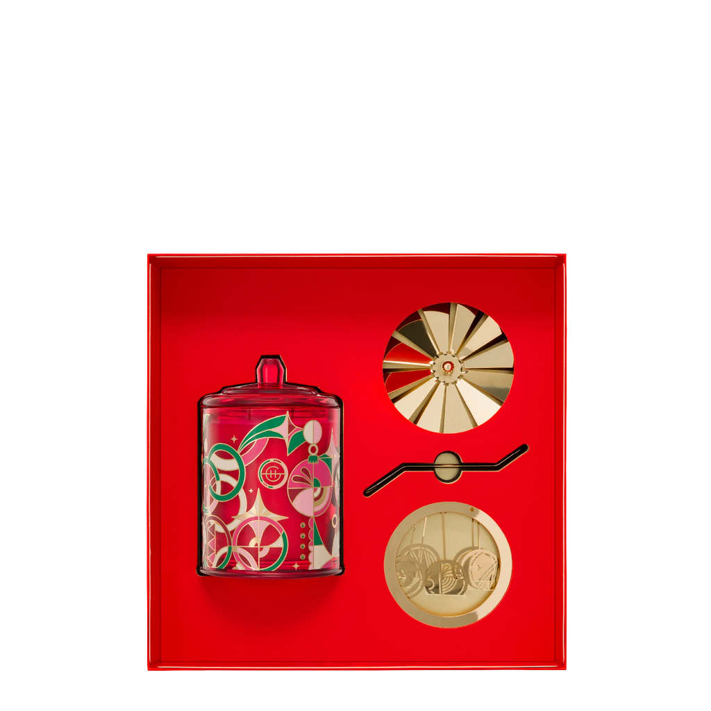 Kyoto in Bloom - Camellia & Lotus 380g Candle & Spinning Carousel - LIMITED EDITION