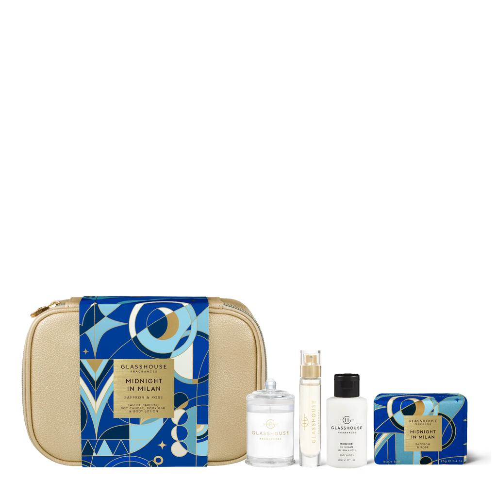 Midnight in Milan - Saffron & Rose Travel Gift Set