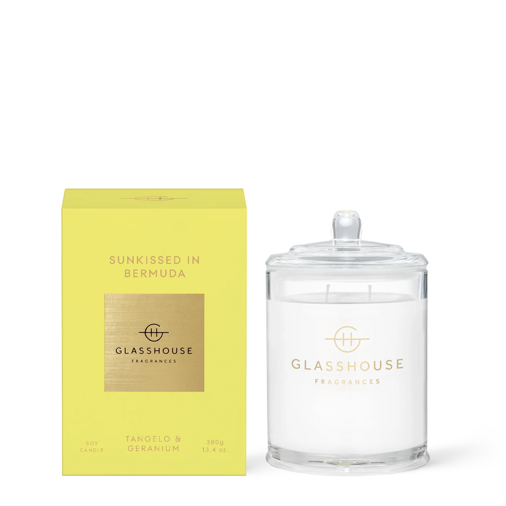 Sunkissed in Bermuda - Tangelo & Geranium 380g Soy Candle