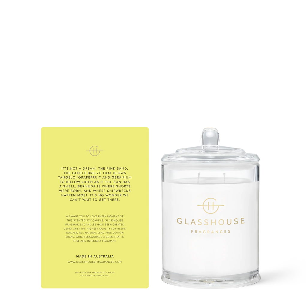 Sunkissed in Bermuda - Tangelo & Geranium 380g Soy Candle