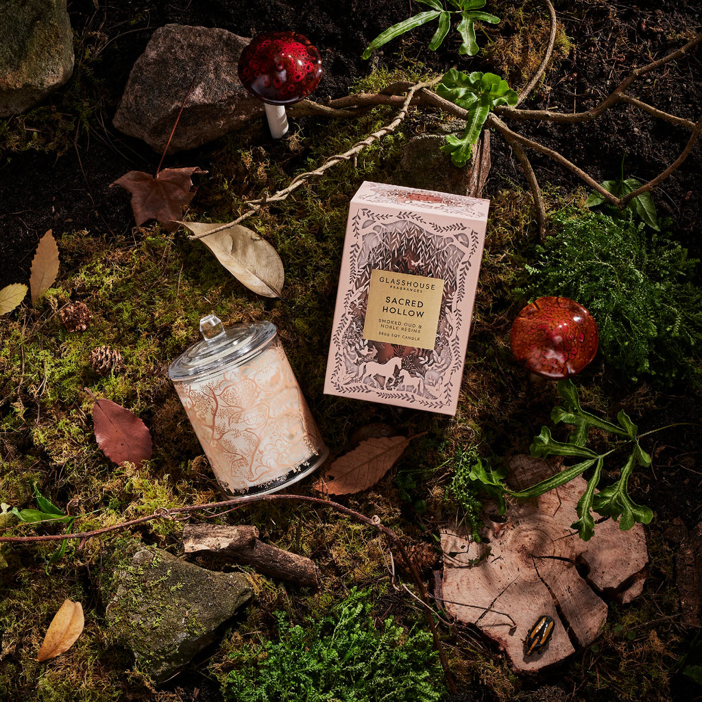 Sacred Hollow - Smoked Oud & Nobel Resins 380g Soy Candle - LIMITED EDITION