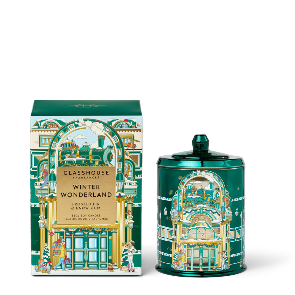 Winter Wonderland - Frosted Fir & Snow Gum 380g Soy Candle - LIMITED EDITION
