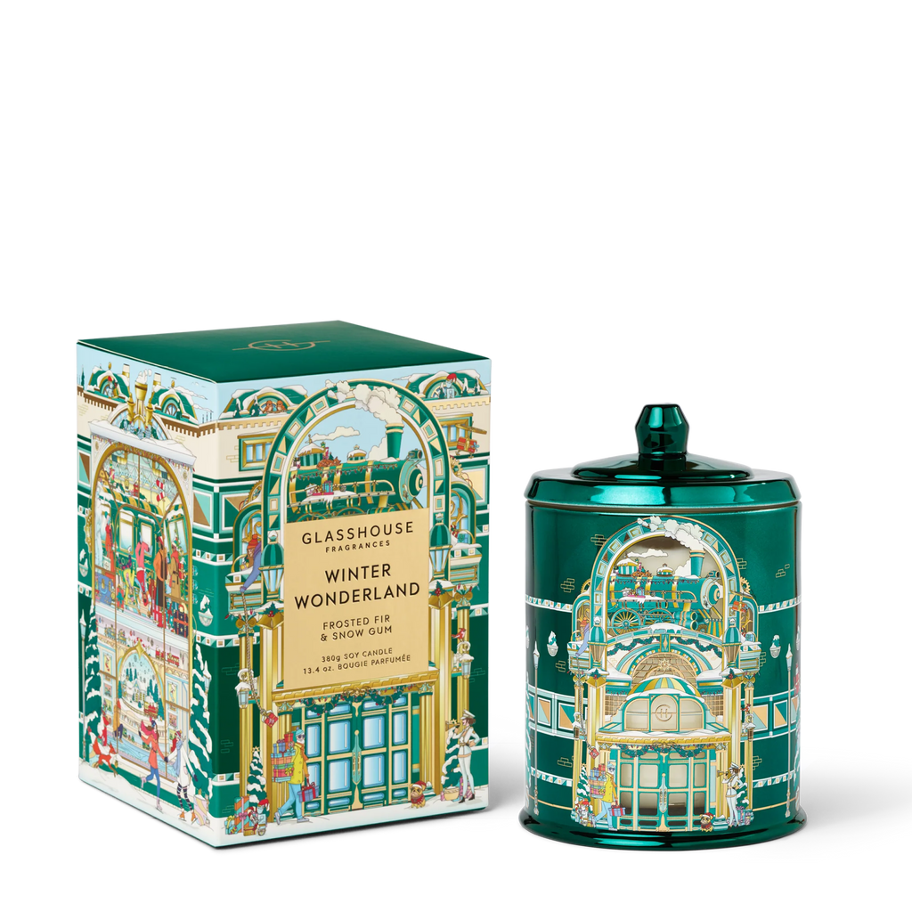 Winter Wonderland - Frosted Fir & Snow Gum 380g Soy Candle - LIMITED EDITION