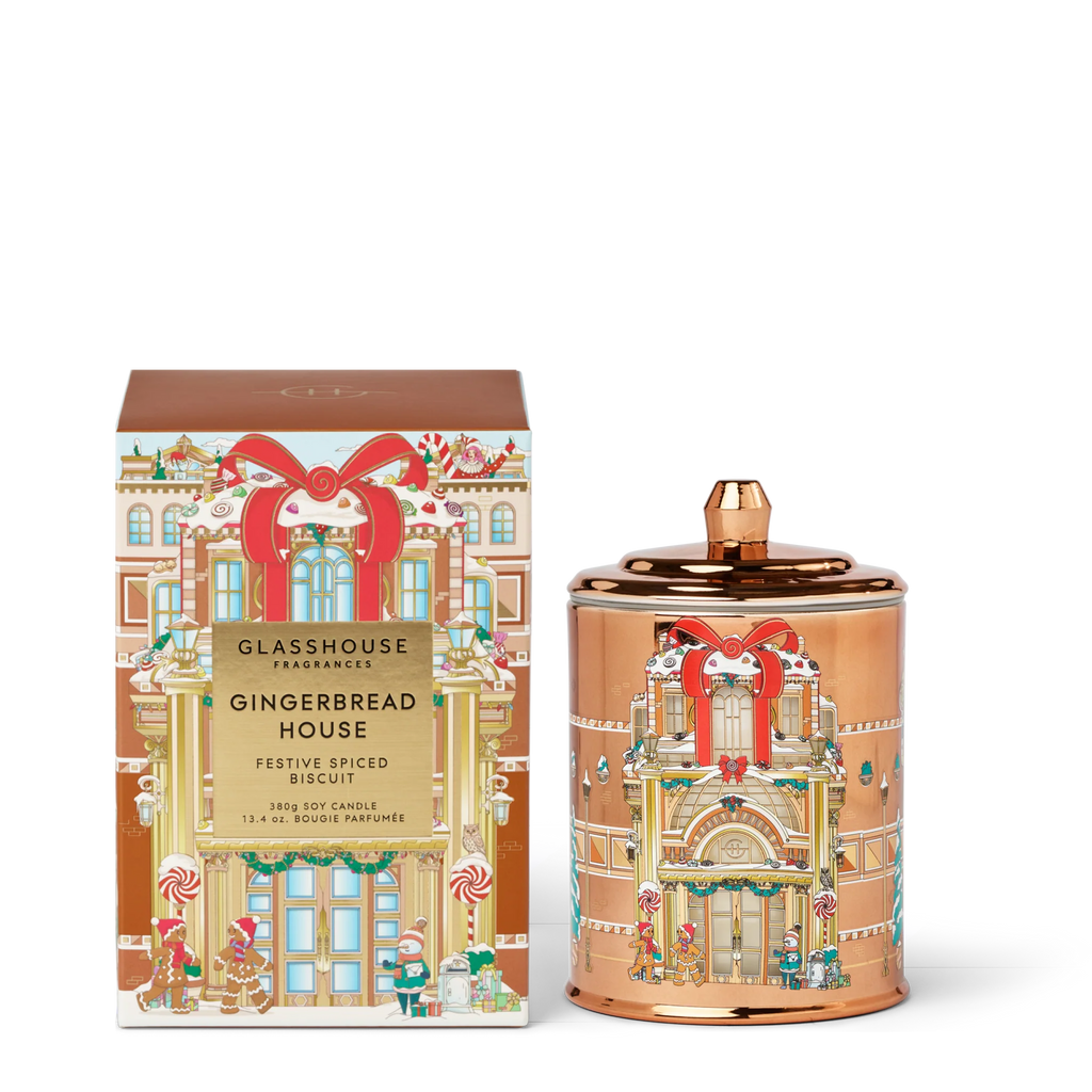 Gingerbread House - Festive Spiced Biscuit 380g Soy Candle - LIMITED EDITION