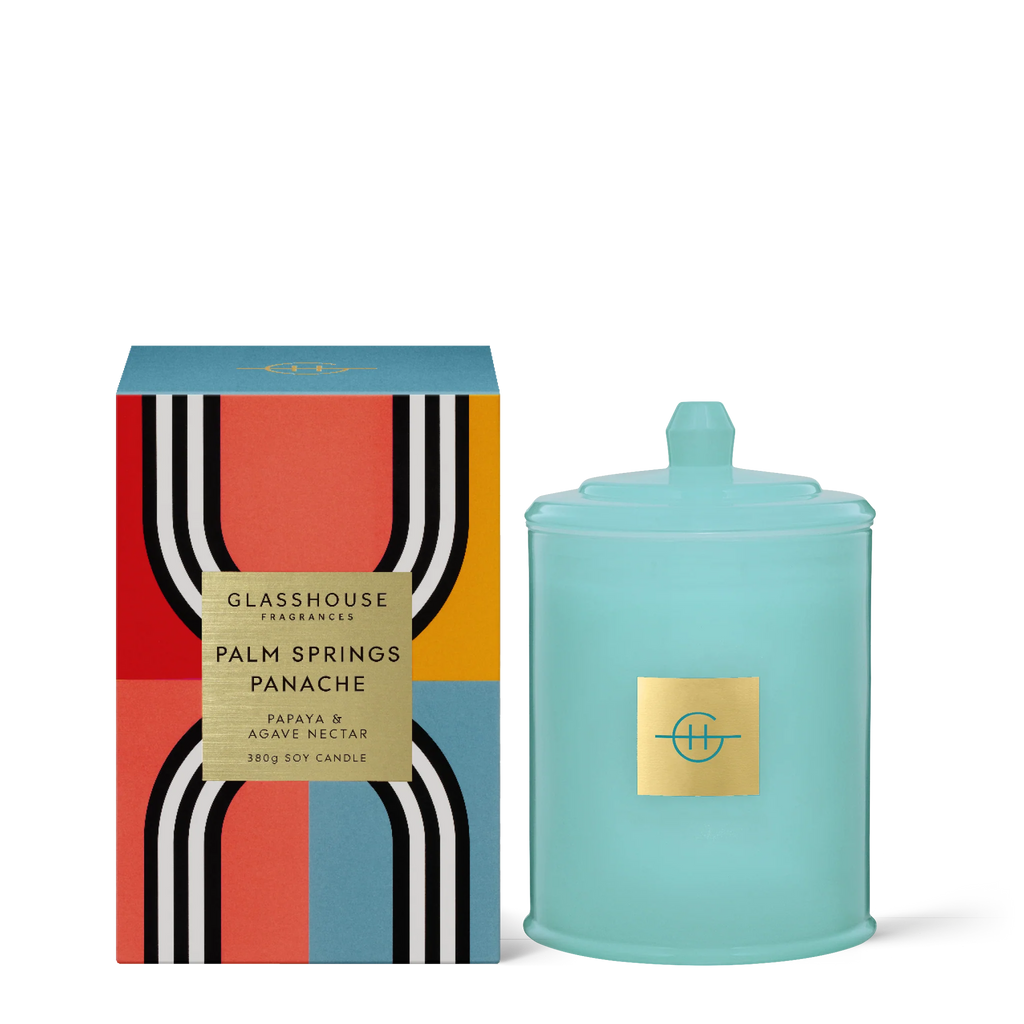 Palm Springs Panache - Papaya & Agave Nectar 380g Soy Candle - LIMITED EDITION