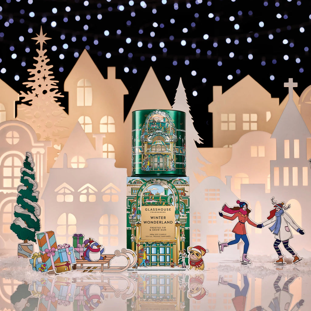 Winter Wonderland - Frosted Fir & Snow Gum 380g Soy Candle - LIMITED EDITION