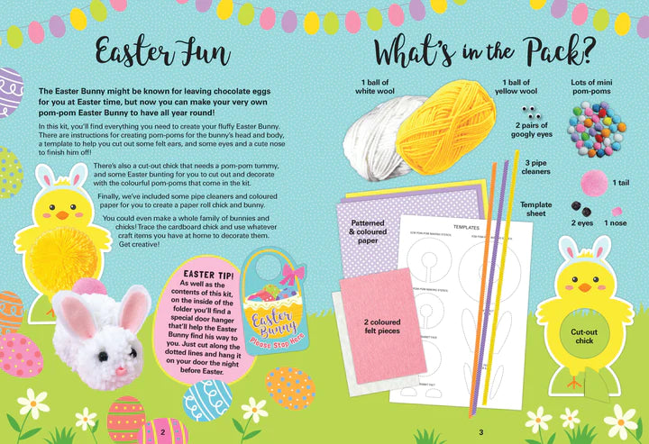 Make Your Own Easter Pom-Poms - Book & Kit