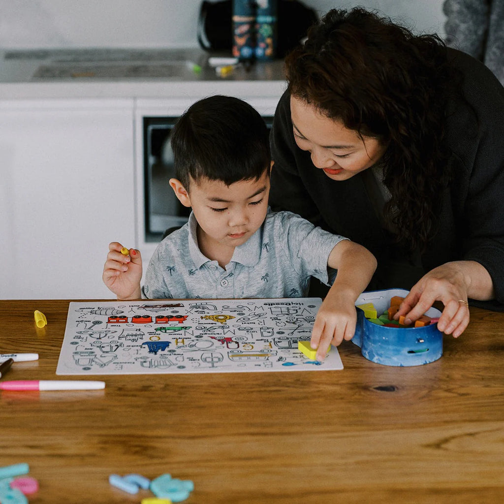 Toot Toot Honk Colouring Mat - ABC